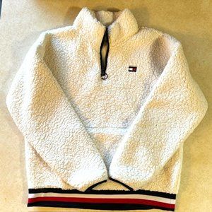 Tommy Hilfiger 1/4 zip Sherpa Fleece Sweater M